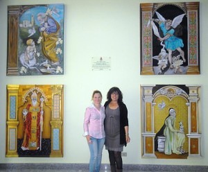 Mariella Ricca con l'ex Assessore ai BB.CC. Lia La Duca