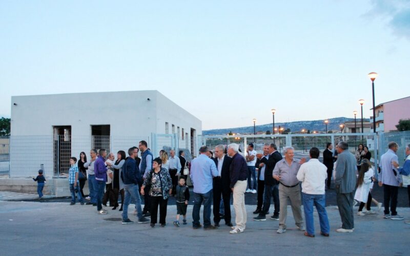 PRESENTATA ALLA CITTADINANZA L’AREA DI ATTENDAMENTO E CONTAINER