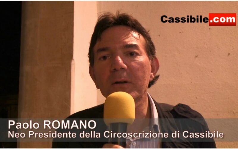 Paolo Romano è stato eletto Presidente della Circoscrizione di Cassibile