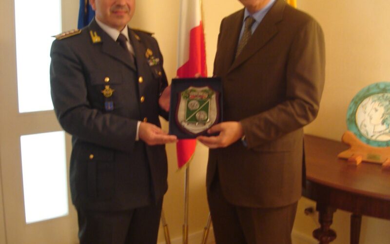 Siracusa: Il Commissario Giacchetti ha incontrato il comandante provinciale della Guardia di Finanza