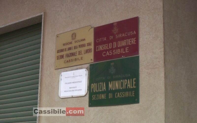 Cassibile: Seduta straordinaria del Consiglio di Quartiere convocata per lunedì