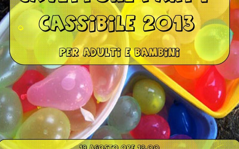 Cassibile: Un Gavettone Party per tutti, grandi e piccini