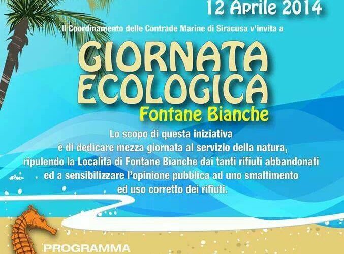 Cassibile, Giornata Ecologica, “Se ci tieni partecipa anche tu!”