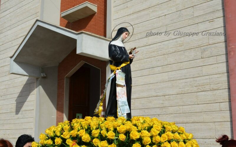 La processione di Santa Rita, Cassibile-Fontane Bianche