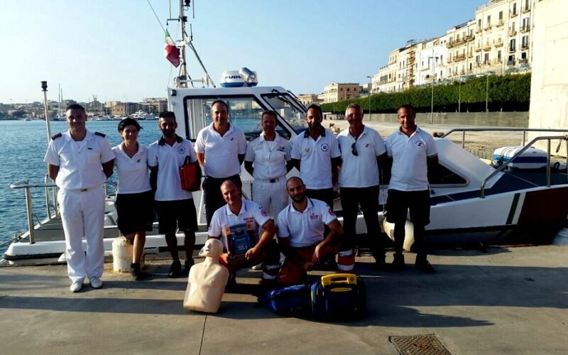 Capitaneria di Porto, corso BLSD con la Croce Rossa