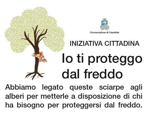 Anche a Cassibile arriva l’iniziativa: “Io ti proteggo dal freddo”
