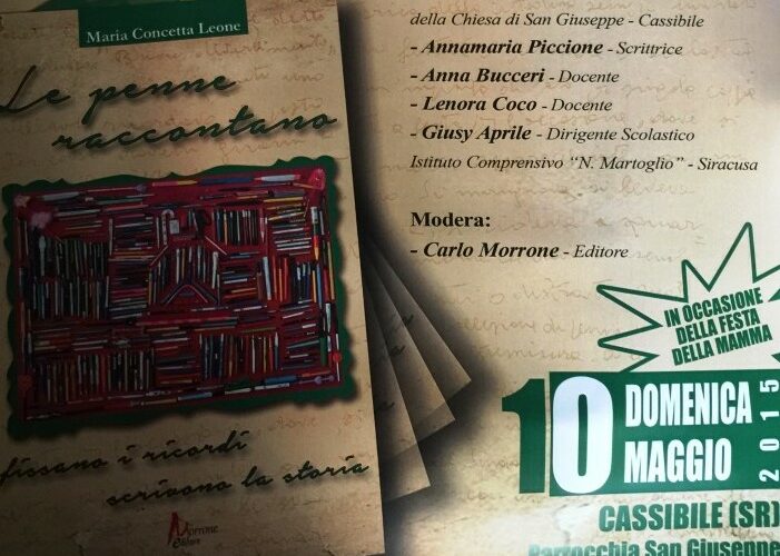 Le “Penne raccontano” a Cassibile per la festa della Mamma
