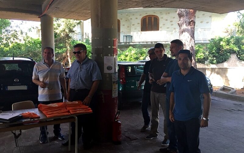 Parcheggio viale dei Lidi a Fontane Bianche, sopralluogo della IV Commissione