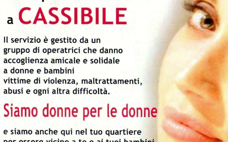 Centro Antiviolenza Donne, a Cassibile c’è!