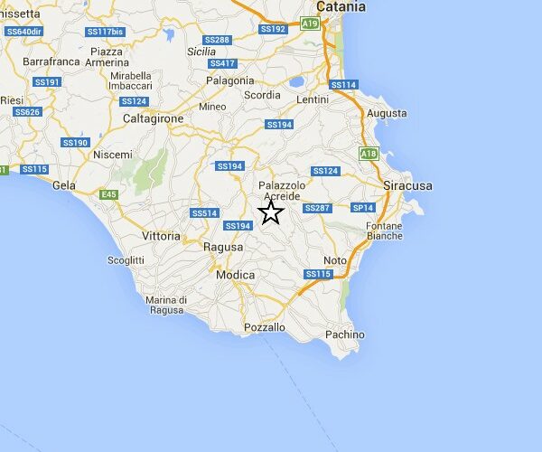 Terremoto, trema la terra, scossa avvertita anche a Cassibile