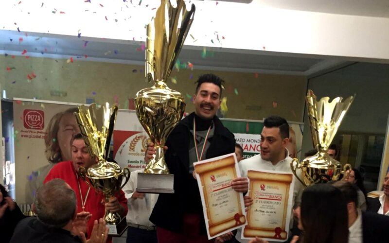 Piero Giuffrida è il campione mondiale della pizza bianca