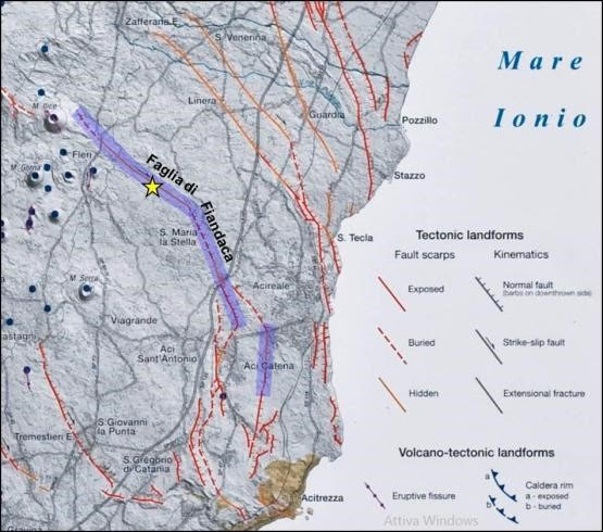 Il terremoto sull’Etna del 26 dicembre e la rottura della faglia di Fiandaca