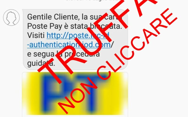 Occhio alla truffa della carta poste pay bloccata, non cliccate quel link