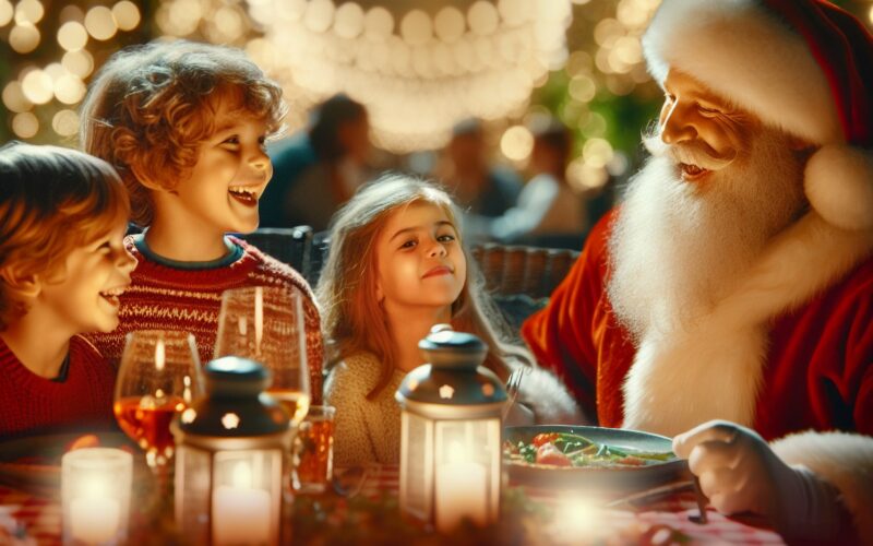 A Catania la cena con Babbo Natale al Parco tematico
