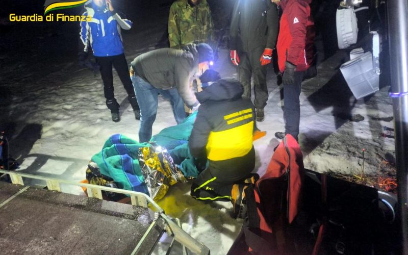 Intervento di soccorso GDF sul versante sud-ovest dell’Etna