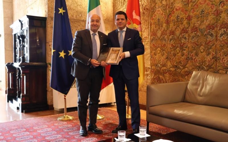 Galvagno riceve il Prefetto Signorello a Palazzo Reale oggi
