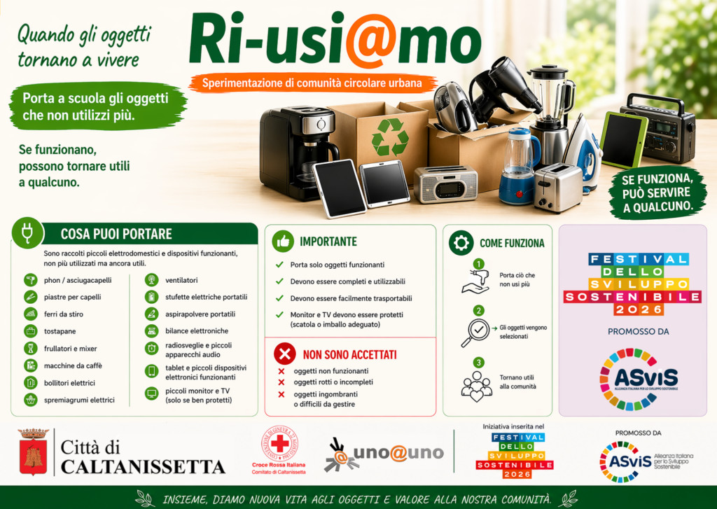 Ri-usi@mo a Caltanissetta il festival per la sostenibilità